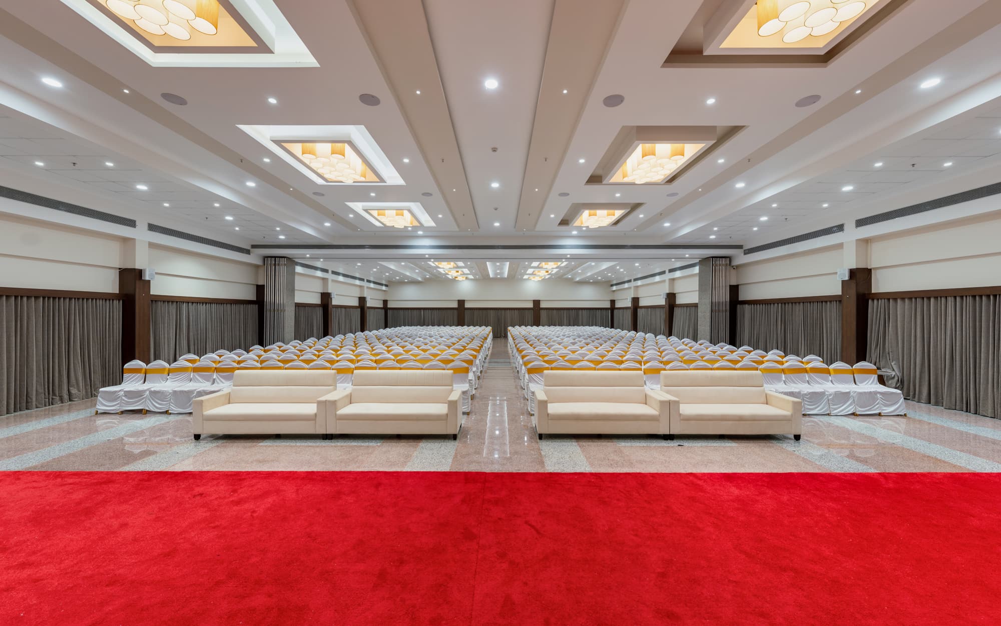 Banquet hall setup